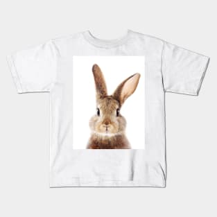 Brown Bunny, Baby Rabbit, Kids Art, Baby Animals Art Print By Synplus Kids T-Shirt